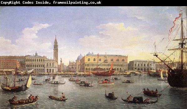 Gaspar Van Wittel The Molo Seen from the Bacino di San Marco 1697